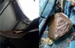 Three injured as boulders crash on Hubli Express